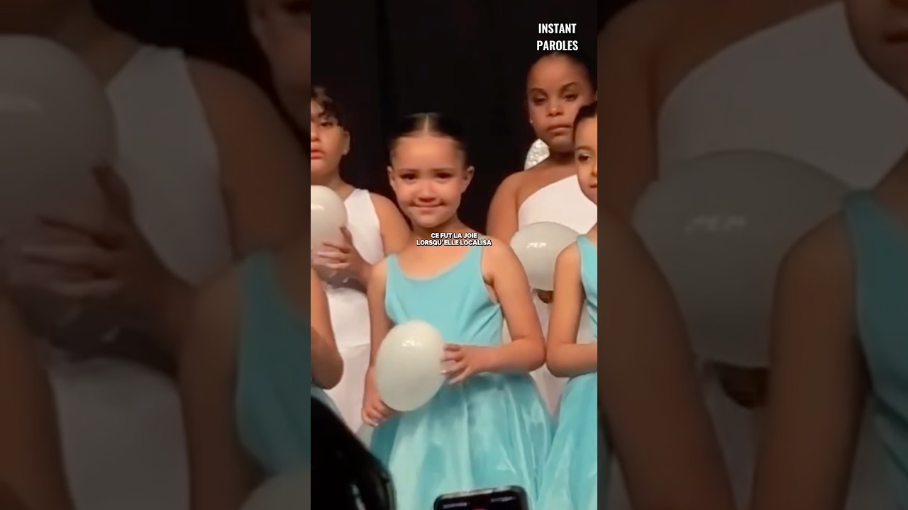 La joie de cette jeune fille en voyant sa maman dans le public lors de son spectacle #shorts