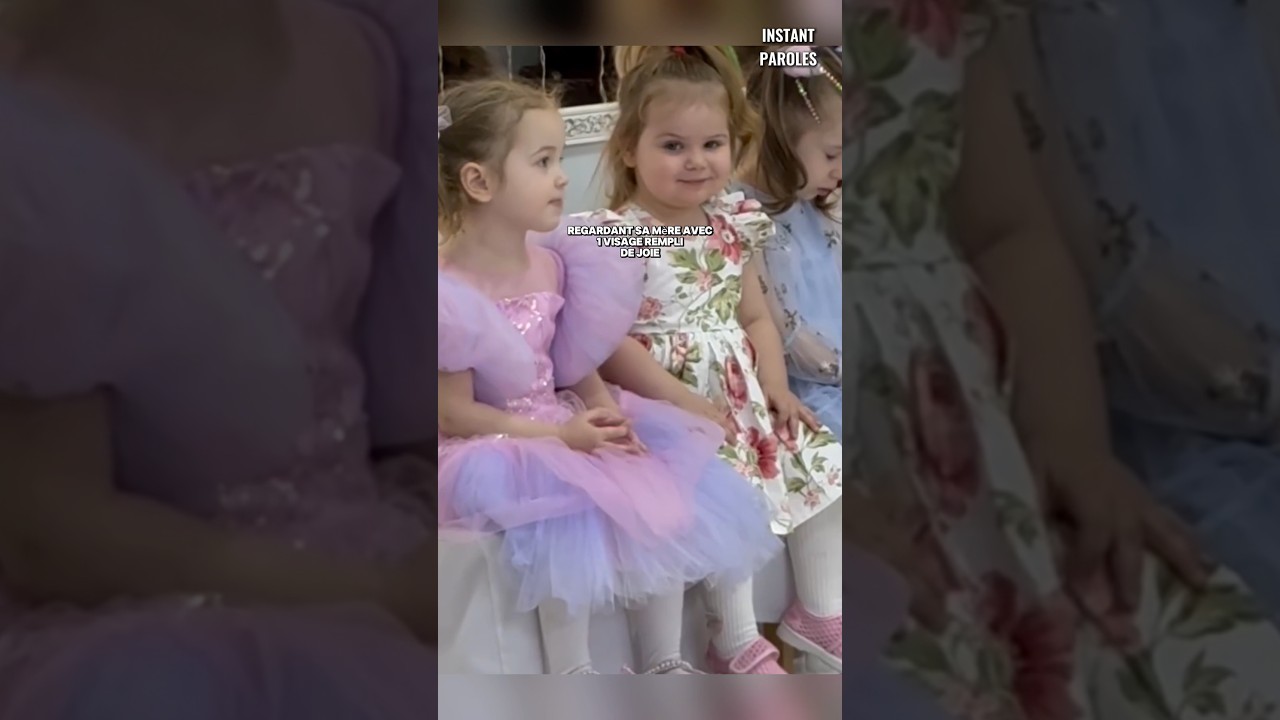 La réaction de cette petite fille en voyant sa mère lors de son spectacle de maternelle